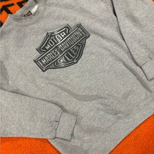 Vintage Harley-Davidson Gray Crewneck Sweater
